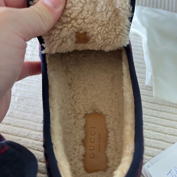Gucci GG shearling loafers size 39 - Picture 9 of 12